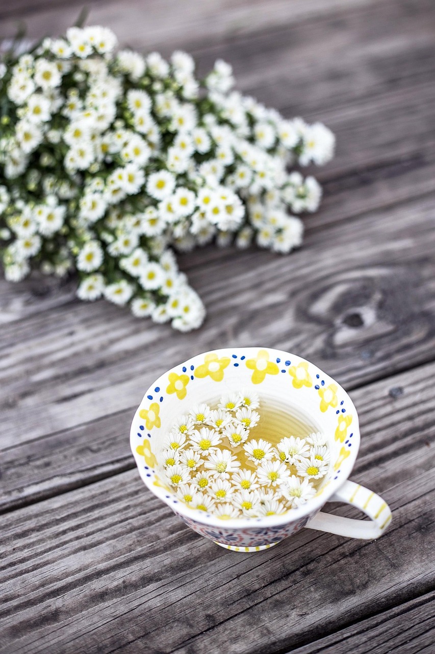 Home tea cup chamomile chamomile flowers 1839140