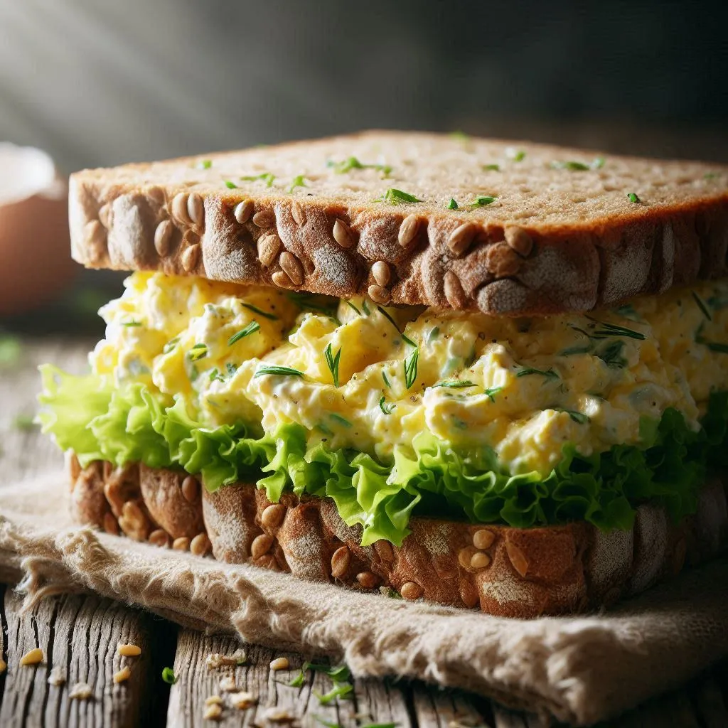healthy recipes for seniors egg salad whole grain bread