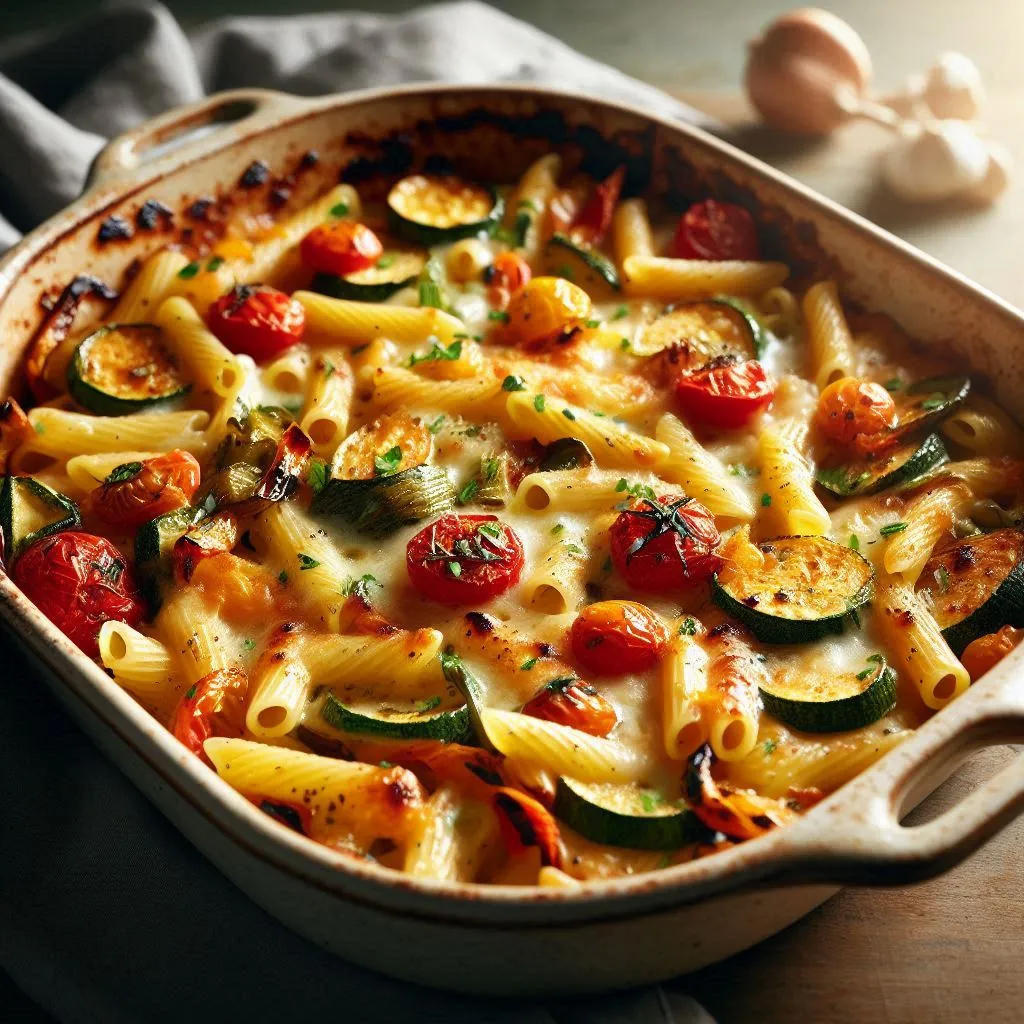 healthy recipes for seniors vegetable baked pasta