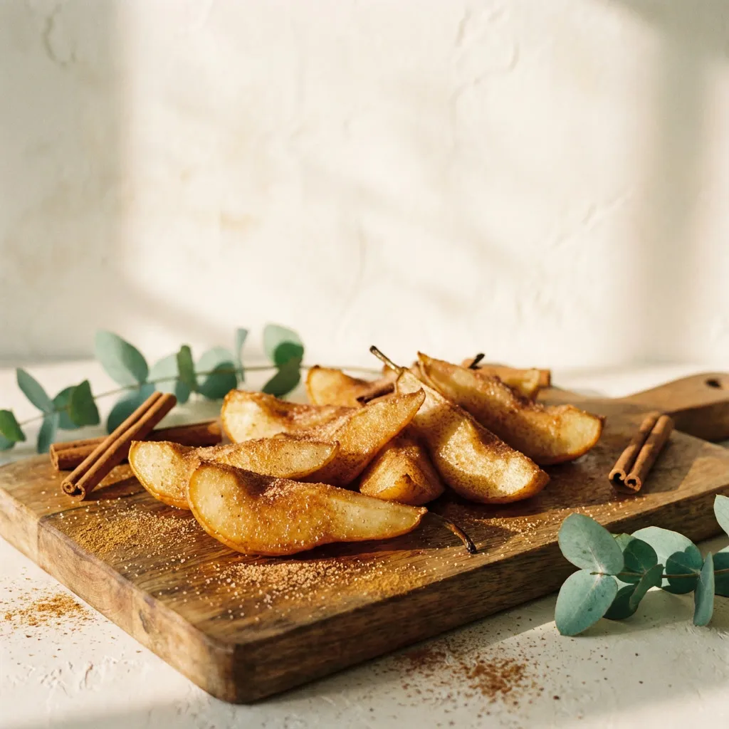 healthy recipes for seniors baked cinnamon pear slices