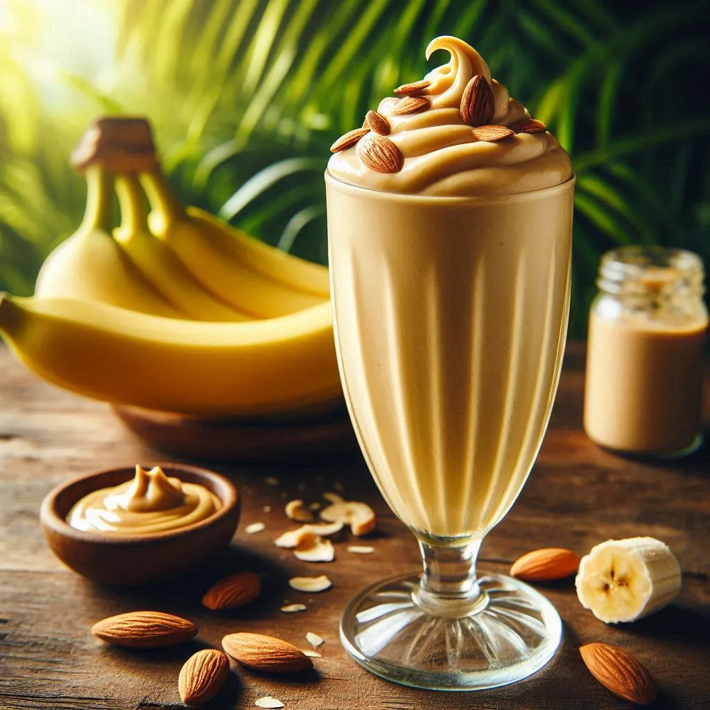 healthy recipes for seniors banana peanut butter smoothie quick breakfast