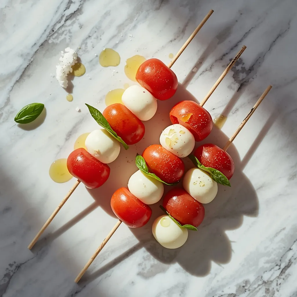 healthy recipes for seniors mini caprese skewers