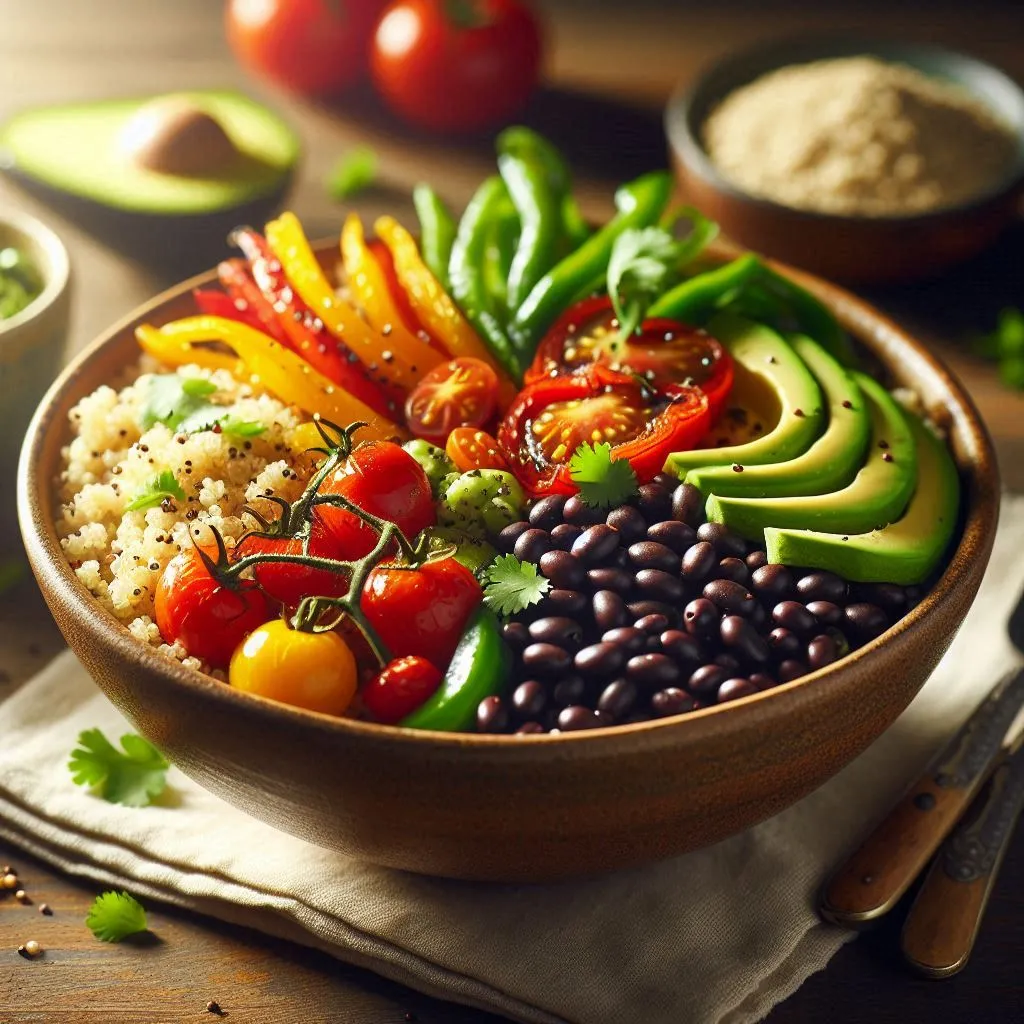 healthy recipes for seniors quinoa black bean bowl