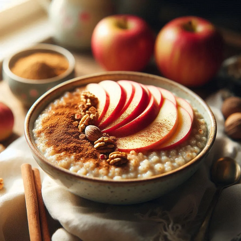healthy recipes for seniors apple cinnamon quinoa breakfast bowl gluten free