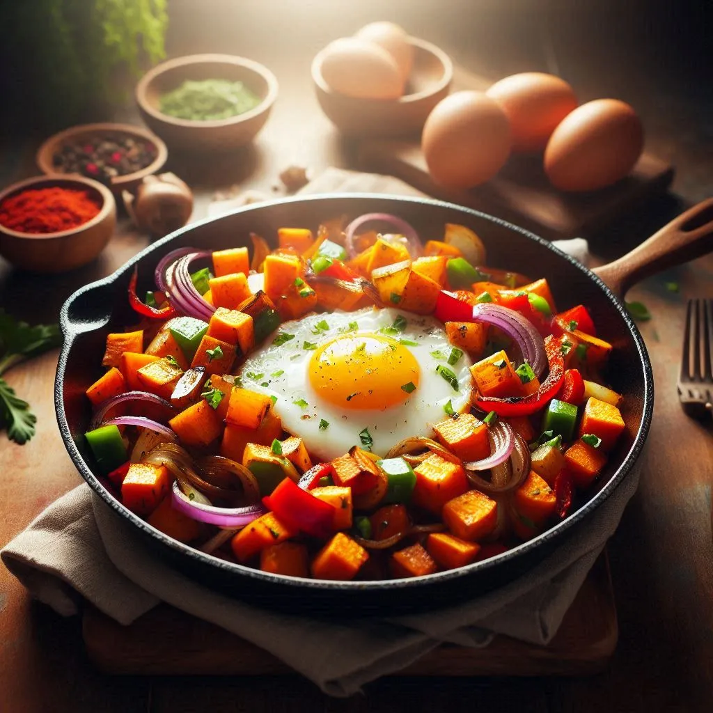 healthy recipes for seniors sweet potato breakfast hash hearty warm