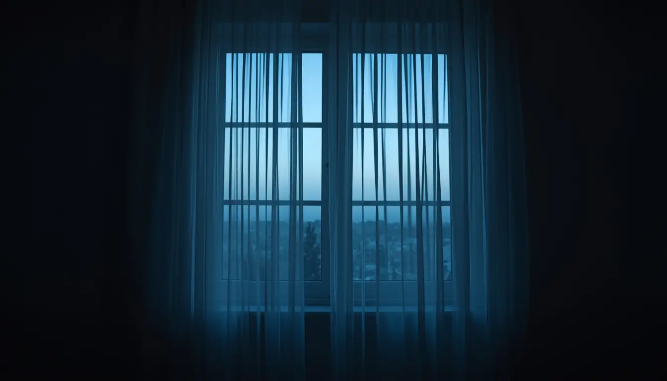 evening slow down with soft blue twilight light