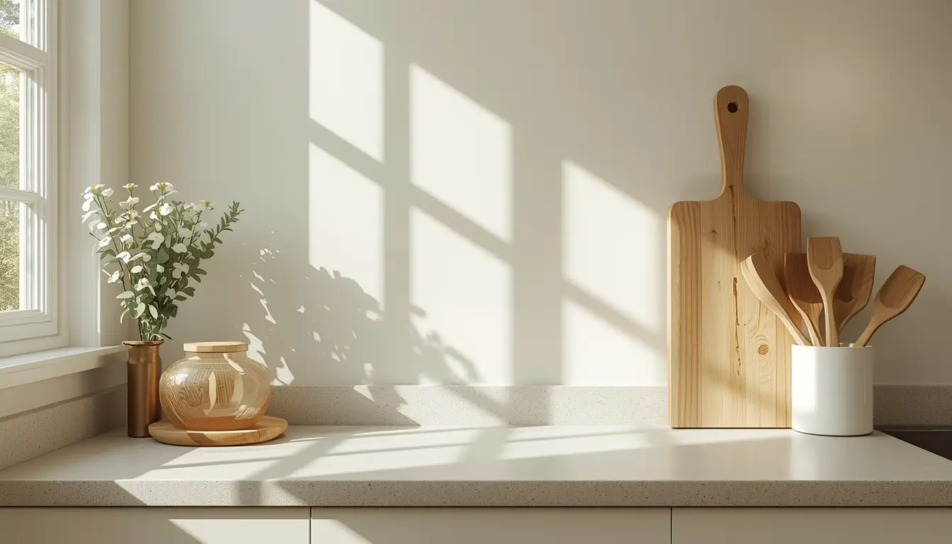 calm side of the kitchen