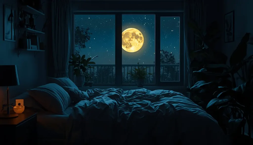 Calm bedroom at night representing useful choices inside Active Life Showrooms