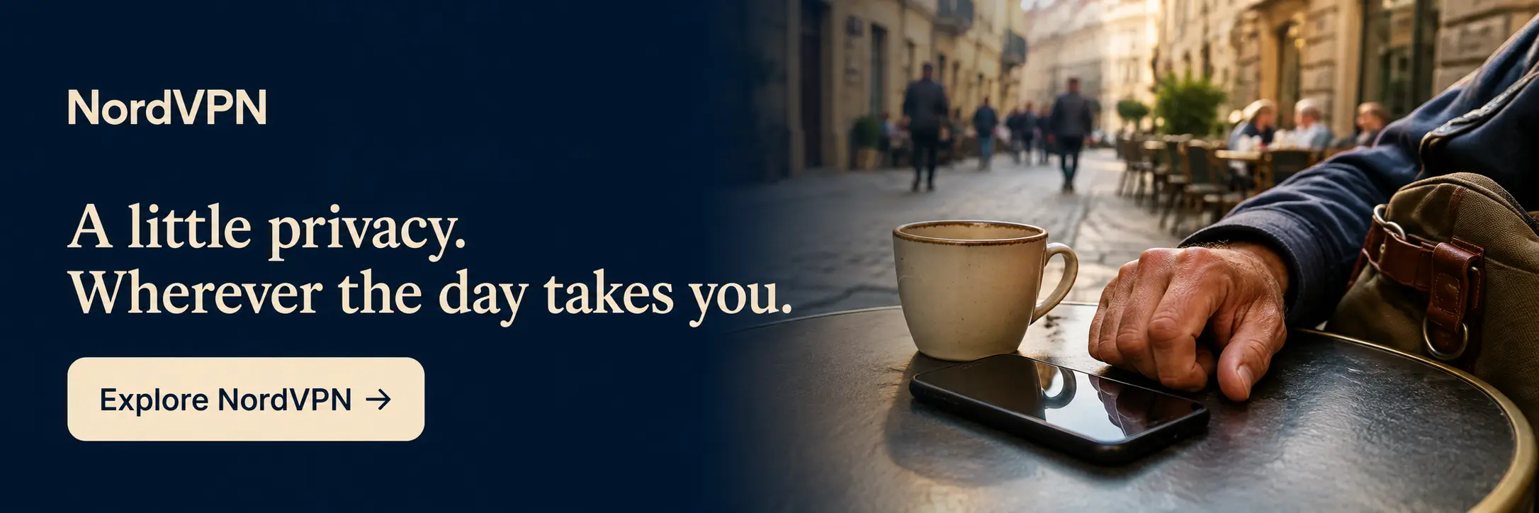 NordVPN. A little privacy. Wherever the day takes you. Explore NordVPN.