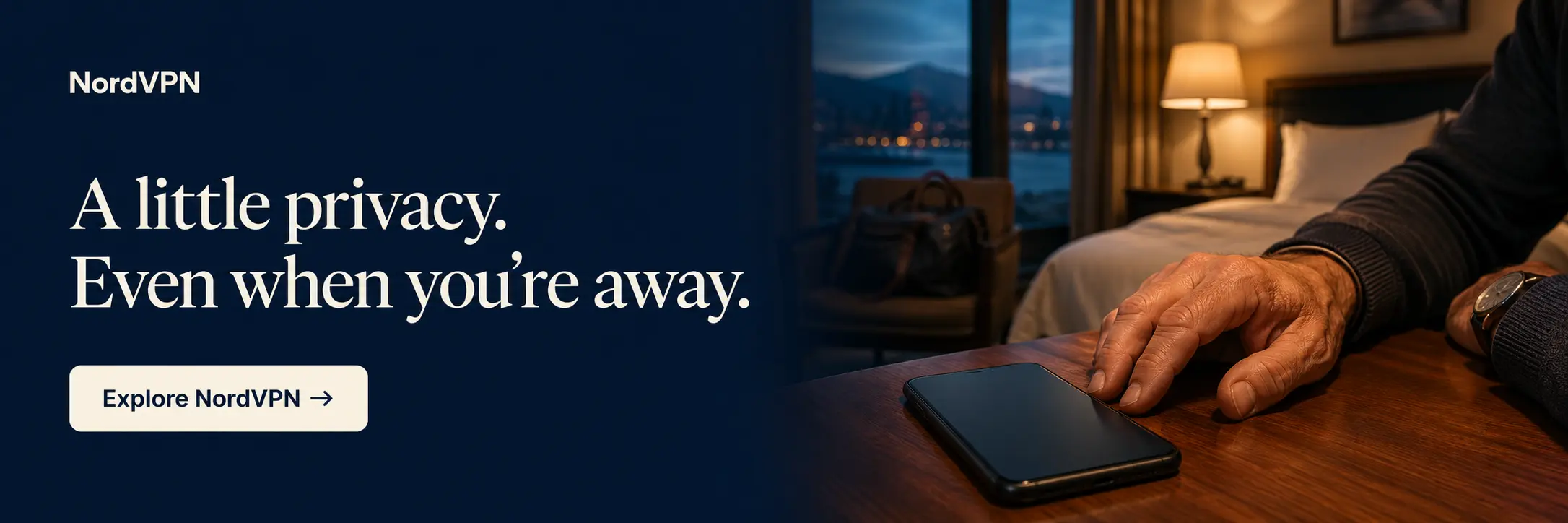 NordVPN — A little privacy, even when you are away